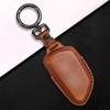 Tukellen for Volkswagen Leather Key Fob Cover Compatible with VW
