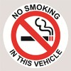 M MeshaKippa 6pcs 2 Inch Round No Smoking Sticker for
