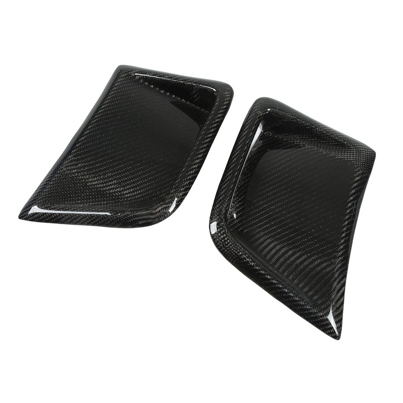 Carbon Fiber Front Bumper Side Vent Cover Replacement for STI