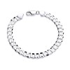 Old English Jewellers 925 Sterling Silver MEN'S Solid Curb Bracelet