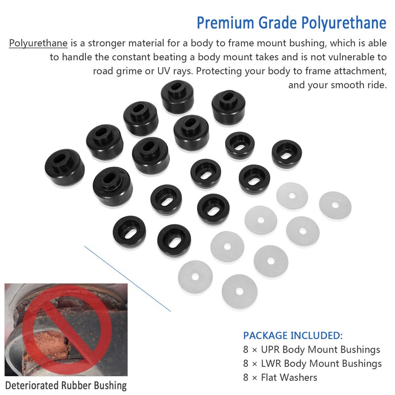 7-141 Body and Cab Mount Bushing Kit for 1999-2014 Chevy