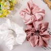 SUMAJU 6 PCS Hair Scrunchies for Women, Silk Scrunchies Hair