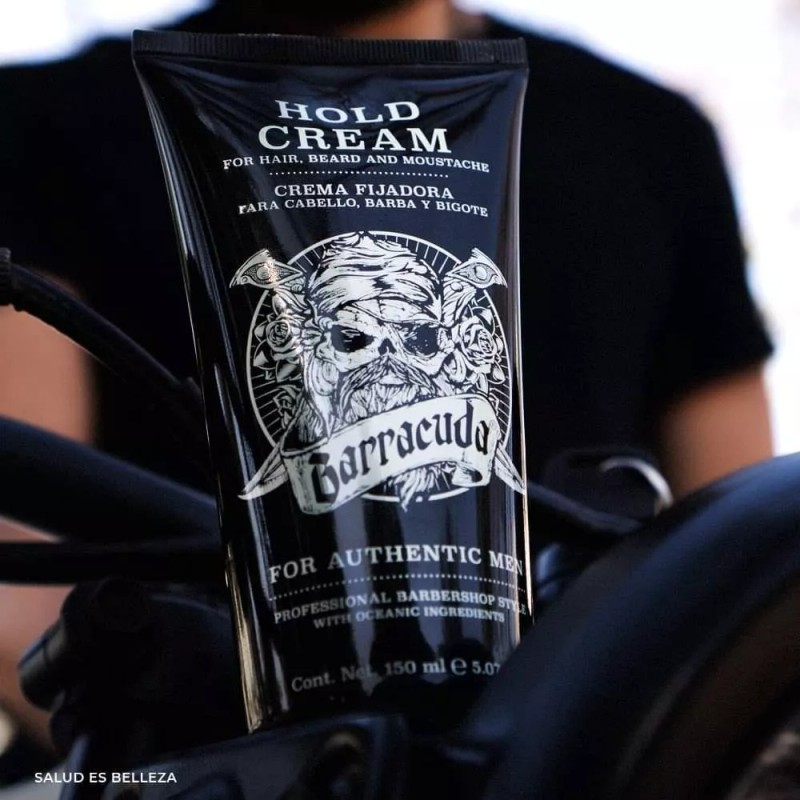 Barracuda Crema Fijadora Cabello, Barba Y Bigote Hold Cream