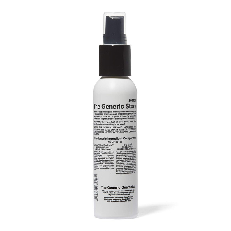 Generic Value Products Nourishing Silk Leave In Treatment, Strengthens and