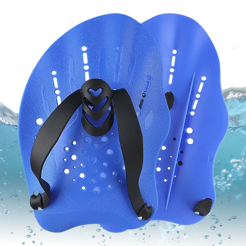 Swim Paddles | Swim Training Hand Paddles with Adjustable Straps