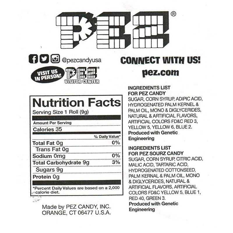 Pez Moana Dispensers and Refill Candy Pack, 12 Individually Wrapped