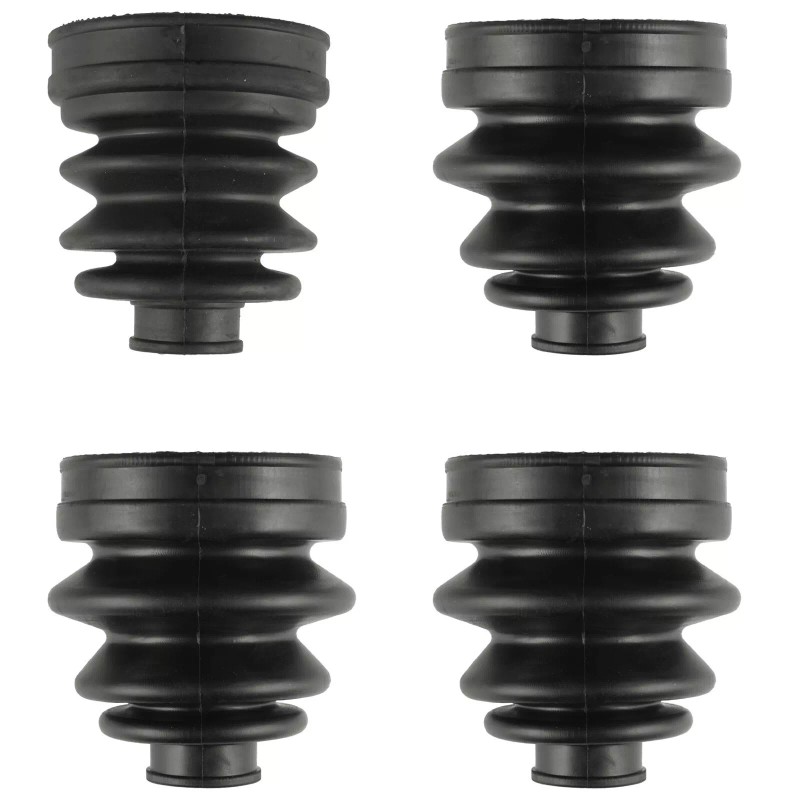 Caltric 2 Rear Axle Inner Outer CV Boot Kit for