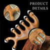 1 x Wooden Hair Comb, Multi-Purpose Scalp Gua Sha Comb,