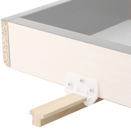 Yousoontic 2 Pack Hardwood Center Mount Drawer Slides Wooden Drawer Track Classic T Shaped Design Fits The Slide Guides