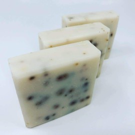 Natural Handmade light peppermint scented cold process soap 5 oz