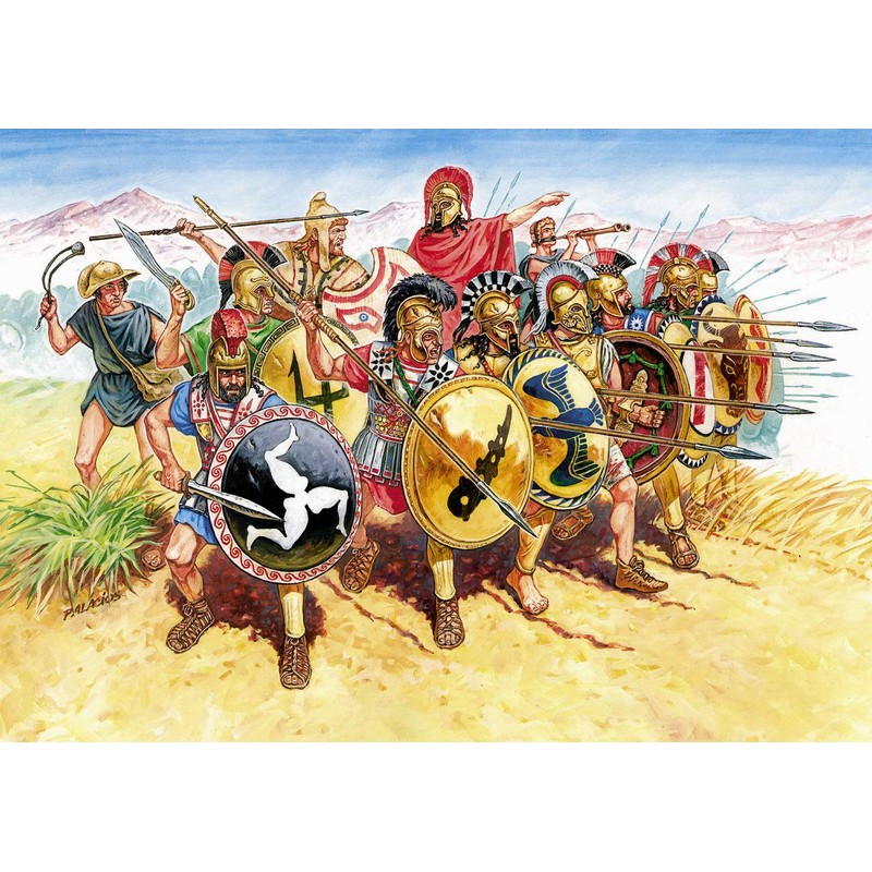 Zvezda 530008005 People 1:72 Figure Set Greek Infantry V-IV B.C,