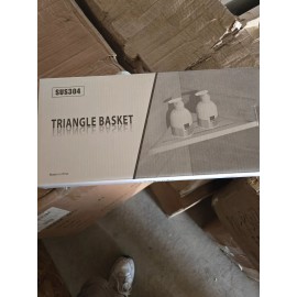 Qeke Corner Shower Shelf Brushed Nickel, 304 Stainless Steel 11.5” Recessed Corner...