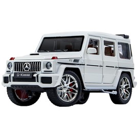 EROCK 1/24 Die-Cast Car Model Collectible Benz G63 AMG Model Car with Lights and Sound, Alloy Pull Back Toy car Toy Vehicle for Adult Boys Girls Gift