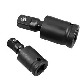 STOBAZA 2 Pcs Heat-treated Impact Socket Pulley Damper Bolt Harmonic Balancer Socket for Electric Wrench Easy Install