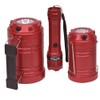 Ultimate Flashlight and Lantern Bundle Set of 3 (Red)
