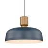 Darkaway Oversized Industrial Pendant Light Fixtures with Hammered Metal Shade,