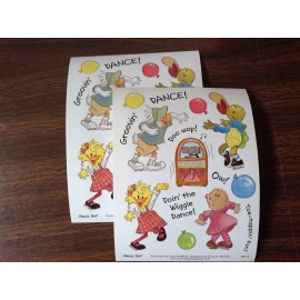 Suzy's Zoo 2 Suzy's Zoo sticker sheets: Dance! 90114