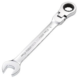 Draper 52019 Metric Flexible Head Ratchet Spanner, 17 mm Size