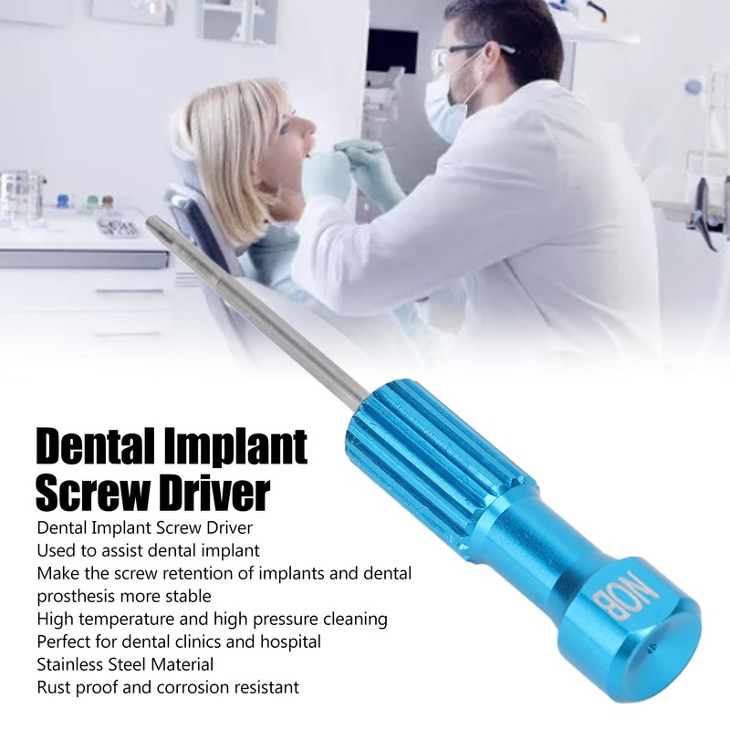 Stainless Steel Dental Implant Screw Professional Portable Driver Implant Screwdriver