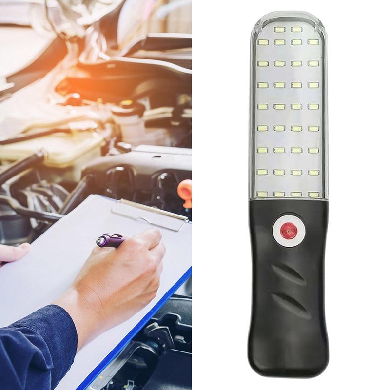 Solar Rechargeable LED Work Light with Magnetic Back Cover Super