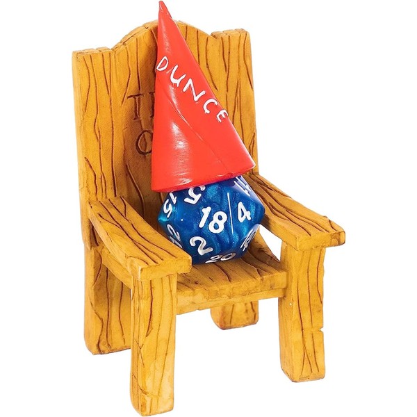 DND Dice Jail - Time Out Chair & Dunce Hat