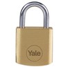 Yale - Y110B/20/111/2 Standard Security 20mm Messing Vorhängeschloss, Packung von