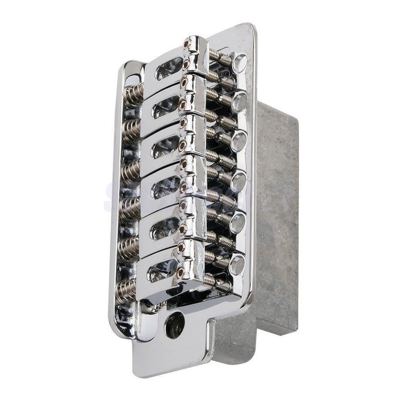 Chrome Tremolo Bridge System Electric Guitar Bridge Parts Set for