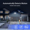 AWSENS Upgraded 3 Head LED Security Lights with Motion Sensor,