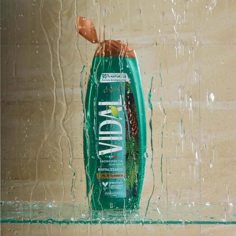 Vidal - Original Pino Classico Shower Gel Revitalising Formula, Pine