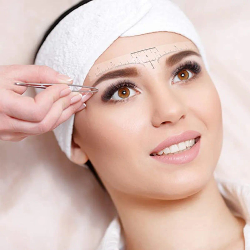 Regla Microblading De Flexible Adhesiva Para Cejas 100piezas