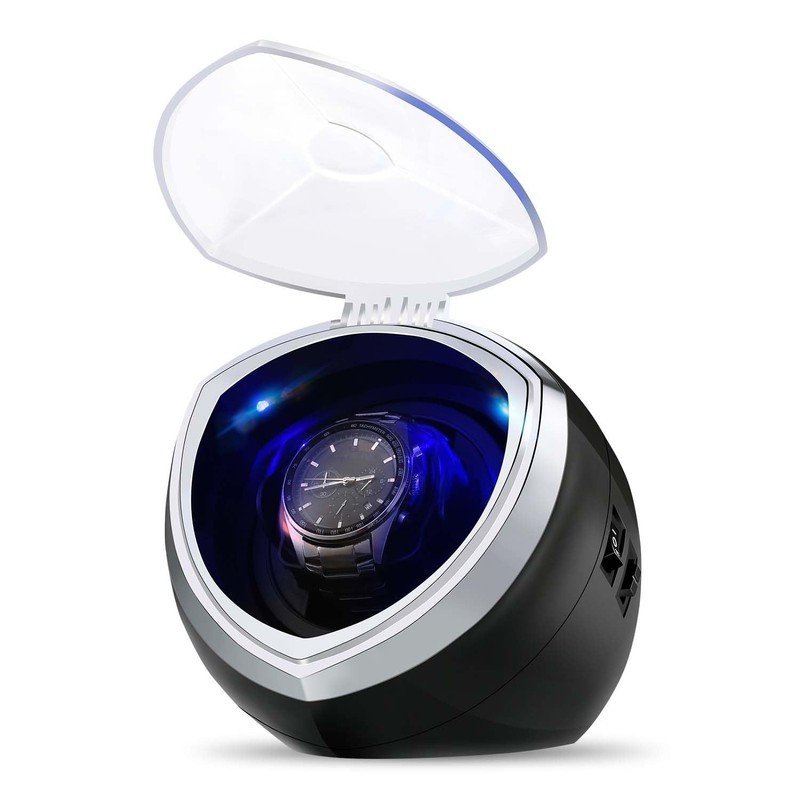 HiPai Single Automatic Watch Winder with Quiet Motor, 4 Rotation