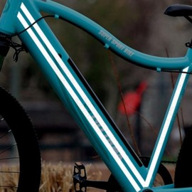 8m White Reflective Tape for Bicycle Night Safety Decoration Safety 5ea