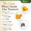 Turmeric Curcumin Supplement 1500mg - Organic Tumeric & BioPerine Black