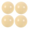Mipcase 4pcs White Billiard Cue Balls for Beginners Durable Pool