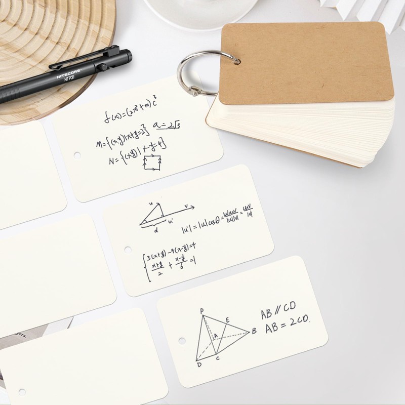 300 Blank Notebooks, Mini Word Card with Keychain, Vocabulary Book