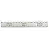 'Happy New Year 2025' 30cm (12 Inch) White Plastic Ruler