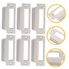 OSALADI Strike Plate 6pcs Door Hole Filler Cover Plate Door