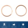 sourcing map Flat Washers Seal Copper Rings Sealing Rings Sealing