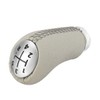 Viviance 5 Speed Gear Knob PU Leather Compatible with Renault