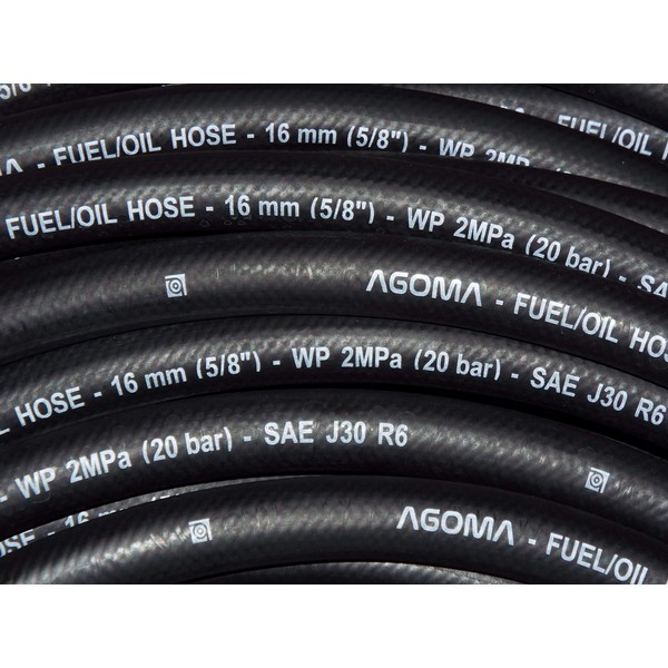 Reinforced Fuel line/Pipe (10mm Internal) Petrol,Diesel,Oil,Water,2m Length