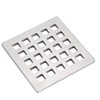 Holge 3.75 Inch Square Shower Drain Cover 5mm Thick Floor