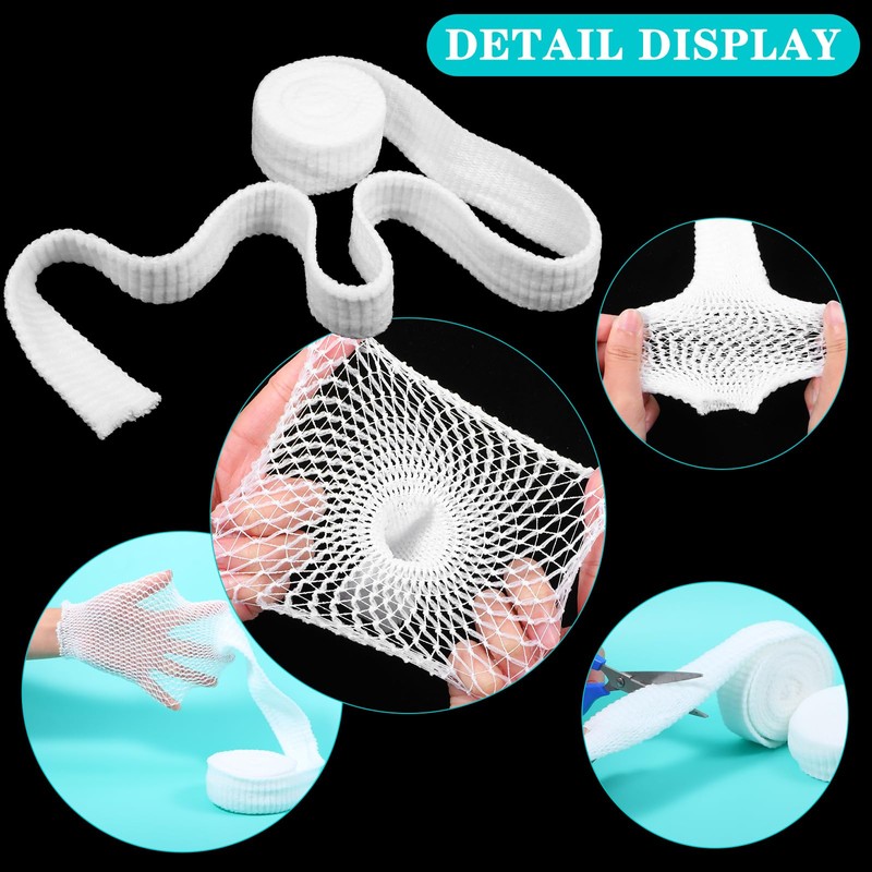 Yolev Tubular Bandage Elastic Tubular Gauze White 2M Net Wound