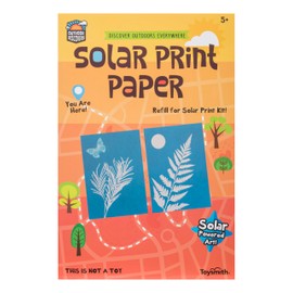 Toysmith Outdoor Discovery, Solar Print Paper, Refill for Solar Print Kit, For Boys & Girls Ages 5+