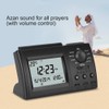 Vertical Grey Azan Clock Muslim Islamic Prayer Praying Alarm Clock