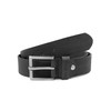 Red Bridge Men's Genuine Leather Belt Scratched Honeycomb, black