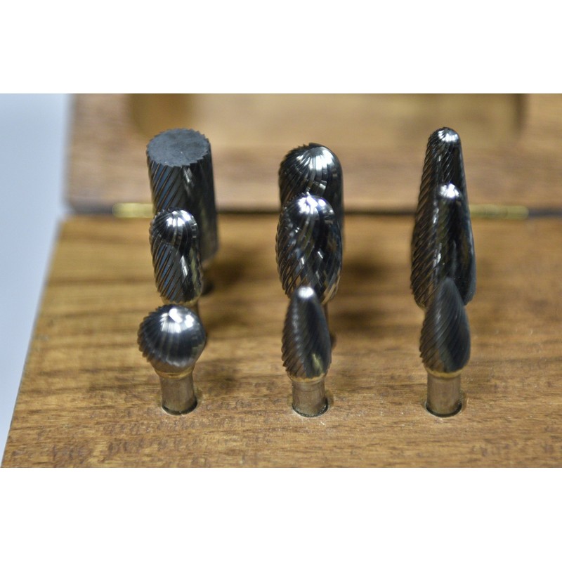 Set 1 Single Cut Carbide Burr Die Grinder Bit