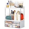Yieach 2 Pack Makeup Organizer for Counter with 4 Drawer,14.4"
