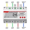 3 Phase 4 Wire Energy Meter LCD Display Multifunctional Button