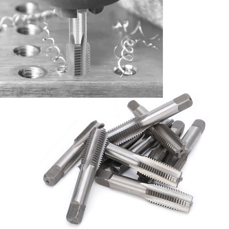 10pcs M16 Hand Screw Tap Alloy Tool Steel High Hardness