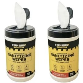 Firm Grip Pro Cleaning Disposable (PACK OF 2 ) Hand Sanitizing Wipes. Alc Free